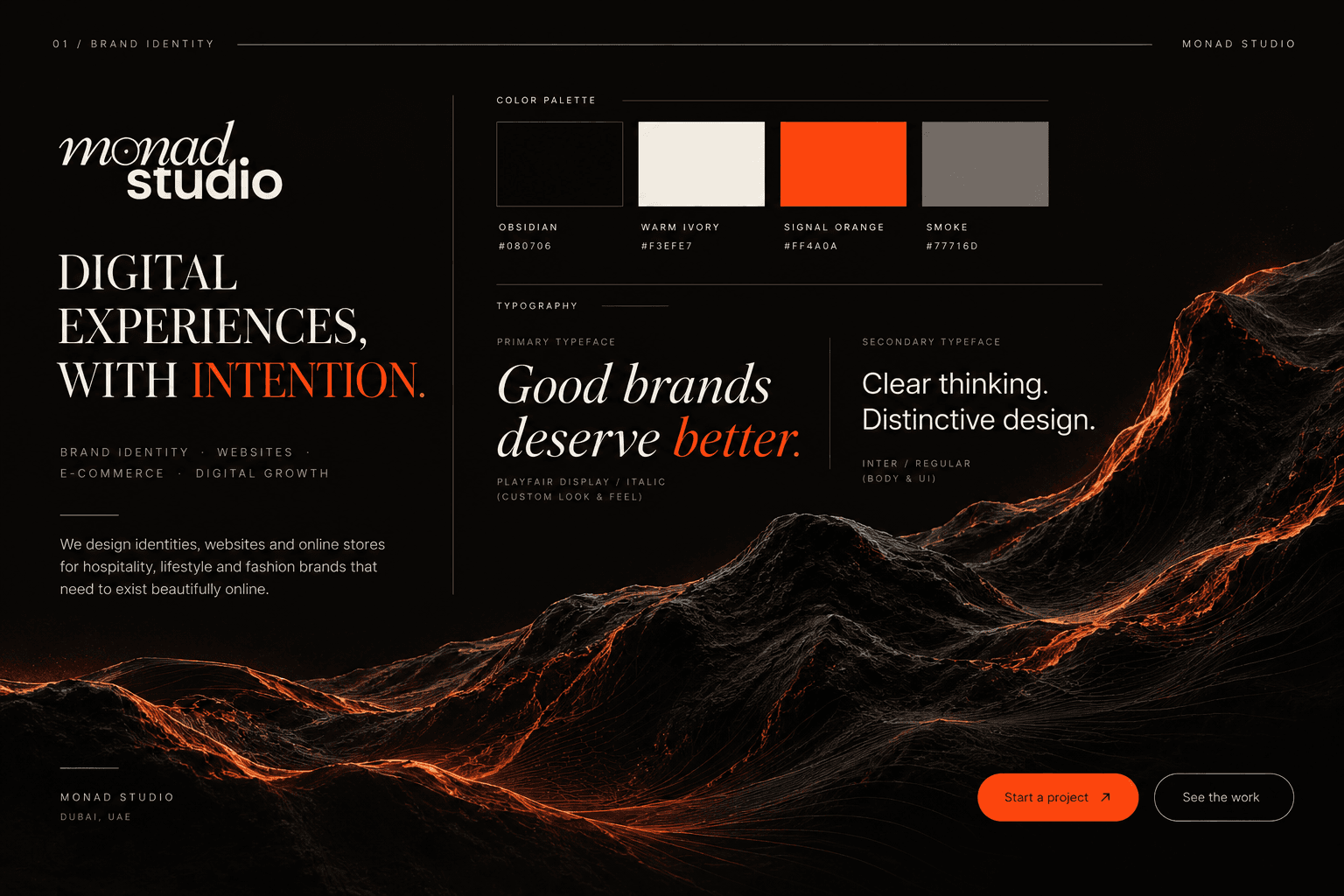 Monad Studio design guidelines