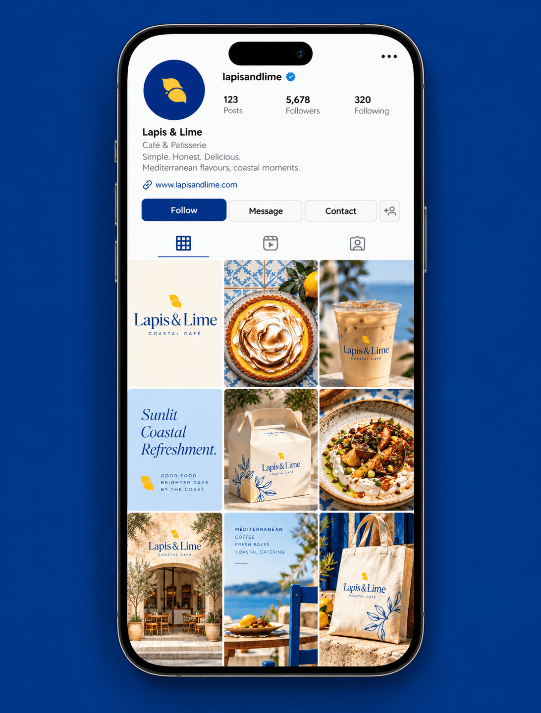 Two Blends instagram social mockup